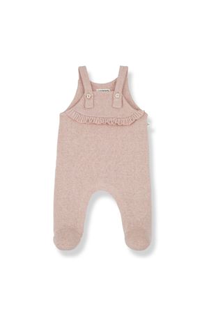 Salopette Ivet in misto cotone caldo rosa 1+IN THE FAMILY KIDS | IVETNUDE